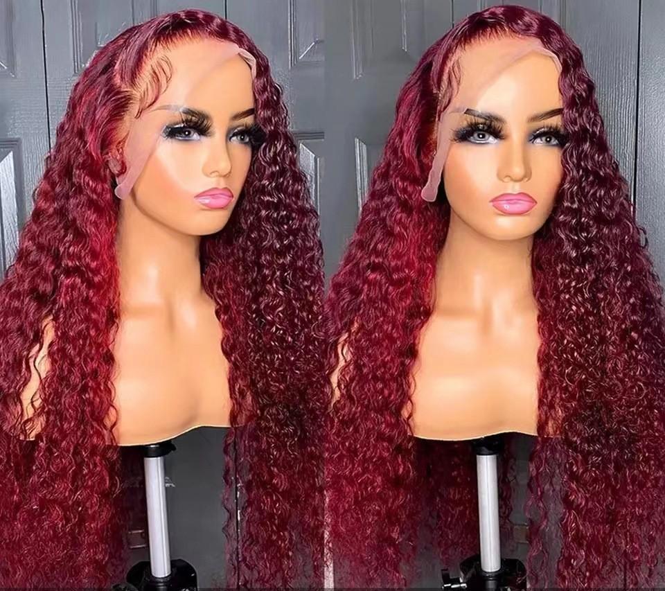 African-Style curly wig with lace front wig. 13*4 lace wig