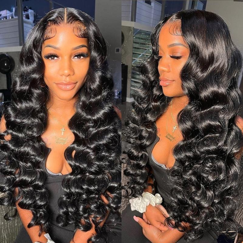 Hand Woven Black Long Curly Hair