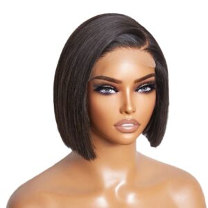13x4 Straight Bob Frontal Human Hair Wig