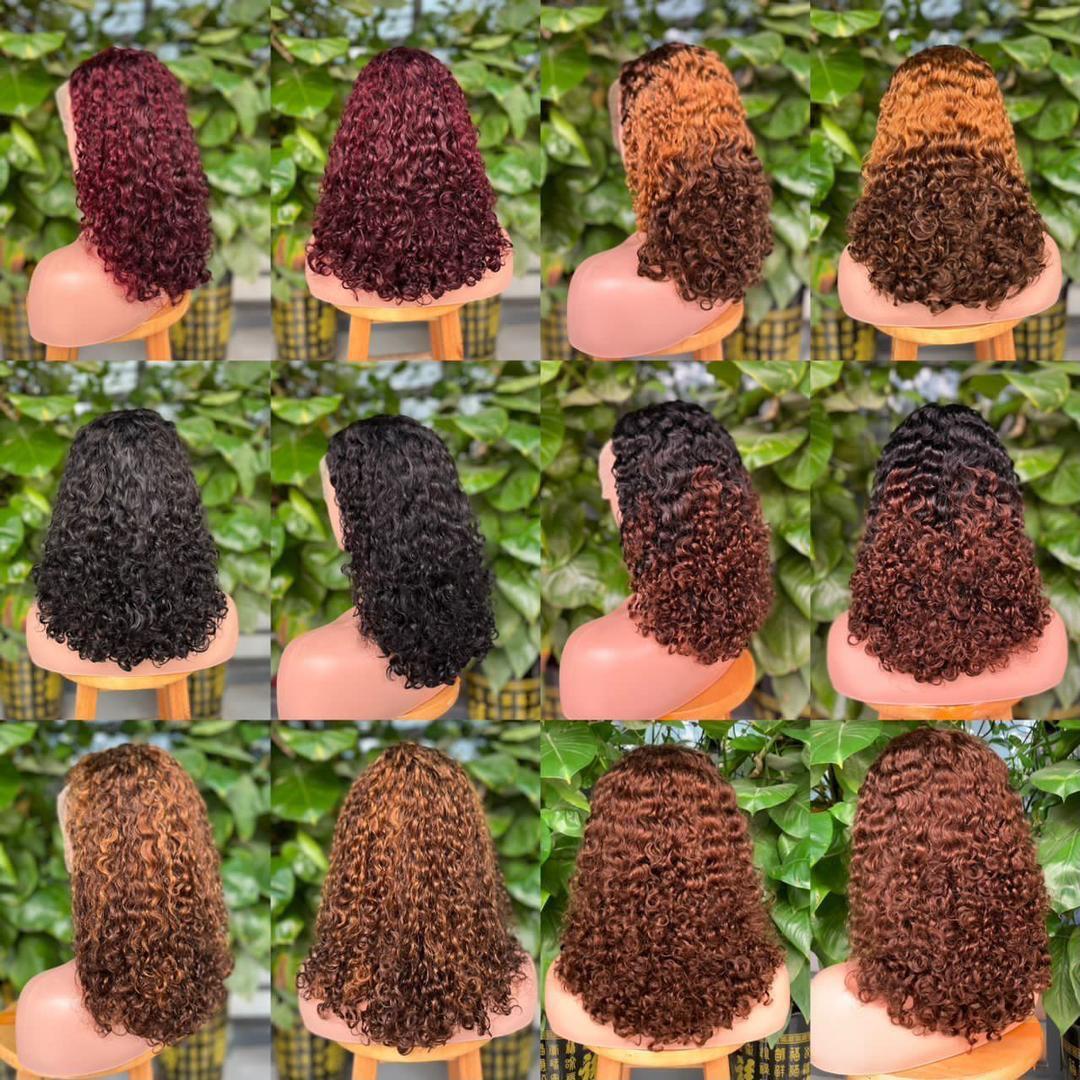 Luxury Curly Bob Wig