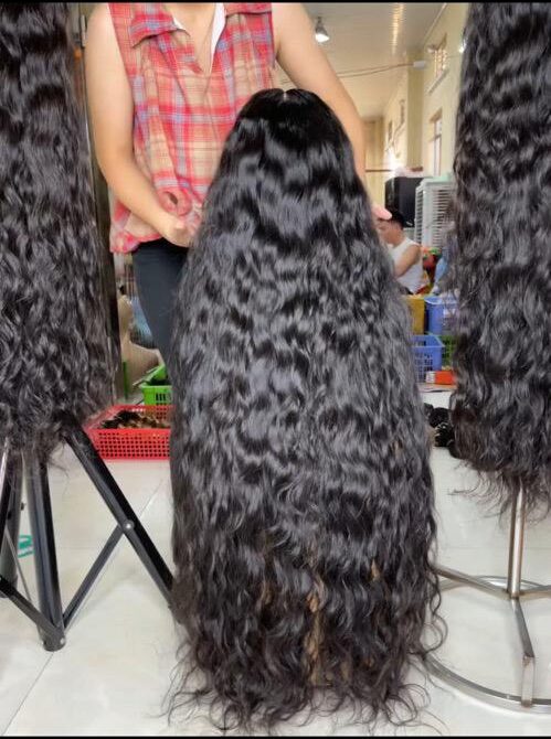 Luxury Vietnamese Raw Pixie ocean Curls